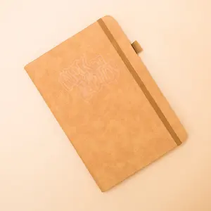 Caderno de capa Personalizar A5 Couro Promoção Couro 7 Ring Planner Binder Atacado Luxe Anéis Planner Couro Genuíno CN;FUJ