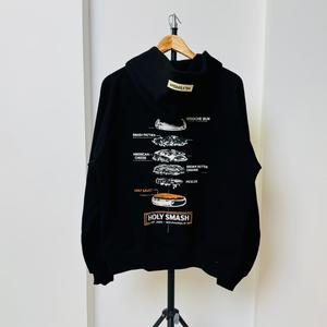 Sudaderas con capucha de invierno oversize de corte cuadrado con cremallera de cuarto, 100% algodón, con bordado personalizado efecto desgastado y lavado a la piedra, diseño de moda streetwear, fabricadas por ZEYN - Product Image 5