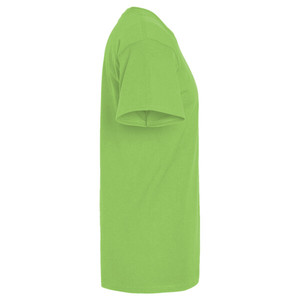เสื้อยืดคอกลมผ้าฝ้าย 100% คุณภาพสูง สีกีวี ขายดี ทรงโอเวอร์ไซส์สำหรับผู้ชาย แบบเรียบ สามารถปรับแต่งได้ - Product Image 6