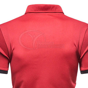 เสื้อโปโลปักโลโก้สั่งทำขายส่งจากโรงงาน เสื้อโปโลผู้ชายผ้าฝ้าย OEM ODM เสื้อโปโลปักลายตามสั่ง - Product Image 4