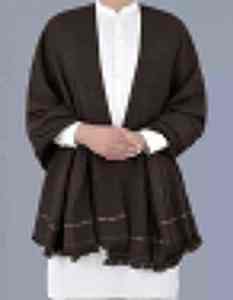 Men Premium Winter Wool <b>Shawl</b> Solid Soft <b>Warm</b> Breathable 300g Traditional <b>Wrap</b> for Formal Wear - Product Image 1