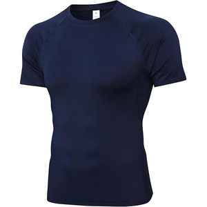 T-shirt de sport pour homme, respirant, en polyester, séchage rapide, haut de performance pour la gym et les entraînements - Product Image 2