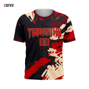 เสื้อเจอร์ซีย์คอกลมแบบสวม ทีมมืออาชีพ ผ้าพรีเมียม ทอแบบถัก แขนสั้น สำหรับงานพิธีการ  แบบซับลิเมชั่น - Product Image 4