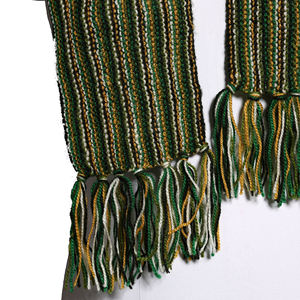 Bufanda Tejida Unisex con Diseño Retro Acanalado - Estilo Vintage para Invierno - Calentador de Cuello Suave de Ganchillo con Logotipo Personalizado - Product Image 5