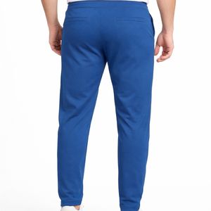 Pantalones Deportivos de Lona para Hombre, Cintura Alta, Corte Ajustado, Transpirables, de Poliéster Medio, Cintura Elástica, Cómodos, Estilo Urbano - Product Image 2