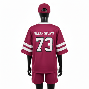 Women Football <b>Short</b> Set Polyester Interlock Fabric Moisture Wicking Maroon <b>Sleeve</b> Panel Custom Logo Women's Sets 100% Cotton - Product Image 2