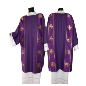 Al por mayor, nueva chasuble gótica de alta calidad a precio de fábrica, 5 colores, estola de sacerdote, vestimenta de misa bordada con el Cordero de Dios para iglesia. - Product Image 1