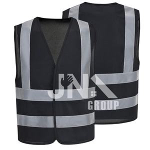 Gilet de sécurité réglable en polyester pour le travail du trafic Gilet réfléchissant de sécurité à haute visibilité Vêtements avec logo personnalisé - Product Image 3