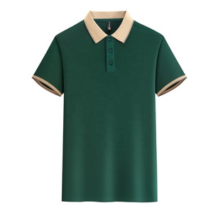 Unisex Casual Color‑Block <b>Polo</b> <b>Shirt</b> Breathable Polyester Blend Pique Fabric Staff Uniform Comfortable Short Sleeve Workwear - Product Image 5