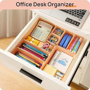 Set di 25 Organizzatori in Plastica per Cassetti, 4 Misure Versatili, Vassoi Organizzatori per Trucchi e Contenitori per Bagno e Camera da Letto - Product Image 4