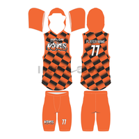 Maillots de football américain 7 contre 7 respirants, uniformes de compression 7v7 100% polyester, ensembles grandes tailles à bas prix