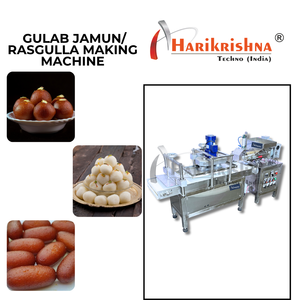 เครื่องผลิตกุหลาบจามุนอัตโนมัติ Harikrishna Techno อุปกรณ์ทำราสกุลลา เครื่องจักรแปรรูปนมเชิงพาณิชย์ - Product Image 4