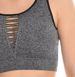 Sujetadores deportivos de moda 2026 de marca privada de alta calidad, tallas grandes, de Spandex/Nylon para mujer, yoga y fitness, venta al por mayor. - Product Image 4