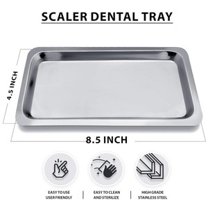 Stainless Steel Class I Manual Dental Instrument Organizer Surgical Medical Scaler <b>Tray</b> for Clinic Use - Product Image 5