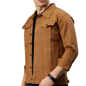 Pakistan Manufacture <b>Men</b> Jeans <b>Jacket</b> Slim Fit Comfortable <b>Lightweight</b> 100% Cotton Front Logo Outerwear Fashion Winter <b>Jacket</b> - Product Image 1