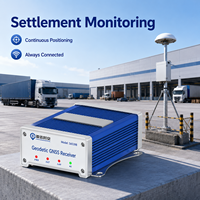 Récepteur GNSS RTK certifié IP68, système base-rover multifréquence haute précision, température de fonctionnement de -40 à 75°C, 4G/WiFi/Bluetooth