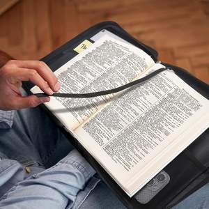 Wholesale Adimani Genuine Leather <b>Bible</b> Zipper <b>Case</b> Custom Logo Christian Book Cover Handmade Travel Pouch OEM Model - Product Image 5