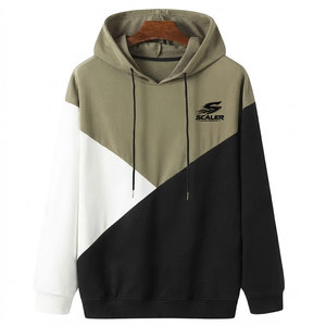 Sudadera con Capucha Oversize de Algodón Mezclado para Hombre, Estilo Urbano, Tejido Suave, Corte Regular, Invierno, Secado Rápido, Transpirable - Product Image 1