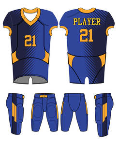 Nouveaux ensembles de maillots de football américain personnalisés en mesh thermocollé, avec logo d'équipe, respirants, à manches courtes, grandes tailles, pour entraînement et match - Product Image 5