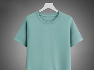 Camiseta de manga corta blanca de seda de leche de 180 g, personalizada OEM, estilo informal, holgada, no transparente, para hombre. - Product Image 2