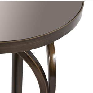 Mesa de Centro Moderna Redonda de Aluminio Estilo Art Deco Hecha a Mano para Sala de Estar, Oficina en Casa, Muebles para el Hogar - Product Image 5