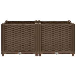 Sac de culture surélevé de moyenne taille en polypropylène brun à haute durabilité - Product Image 4