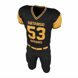 Maillot de football américain personnalisé sublimé de haute qualité avec numéro de joueur et nom d'équipe, uniforme de football américain professionnel - Product Image 5