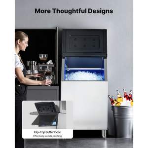 ถังเก็บน้ำแข็งสแตนเลสเกรดเชิงพาณิชย์ รับน้ำหนักได้ 300 ปอนด์ พร้อมขาตั้งยางกันลื่นปรับได้ เหมาะสำหรับร้านอาหารและร้านเครื่องดื่ม - Product Image 5