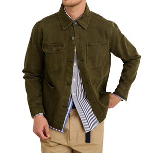 Fashion Style Casual Distressed Breathable Winter Denim <b>Jacket</b> <b>Men</b> Stand OEM Service Ripped Sports <b>Trucker</b> Front Logo 100% - Product Image 5