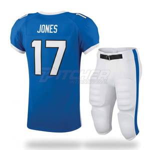 Uniforme de football américain ajusté, respirant, écologique, en matériau extensible léger, conçu pour une mobilité et une vitesse maximales - Product Image 2