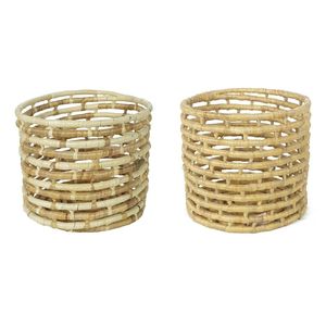 LOOP TONE Toy Organizer Home <b>Baskets</b> Water Hyacinth <b>Basket</b> Storage Organization <b>Laundry</b> - Product Image 1