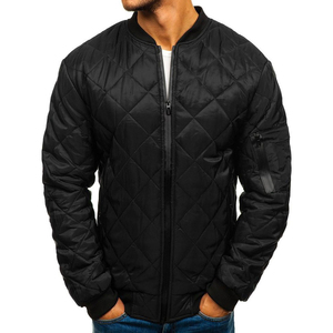 Chaqueta Bomber de Poliéster Personalizada para Hombre, Venta al Por Mayor, Chaqueta Bomber de Satén de Alta Calidad, Chaqueta Bomber de Béisbol Personalizada en Venta - Product Image 1