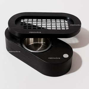 Wholesale Square Wooden Bakhoor Burner <b>Islamic</b> Mabkhara Ramadan <b>Gift</b> Set - Product Image 2