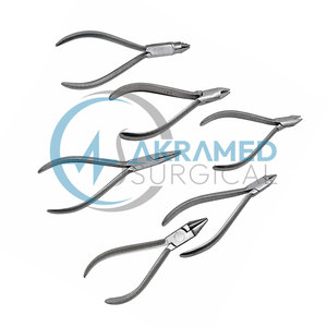 Juego de 6 Pinzas Dentales de Ortodoncia de Primera Calidad, Acero Inoxidable, Cortador de Alambre, Pinzas, Kit de Instrumentos Quirúrgicos Manuales, CE - Product Image 1