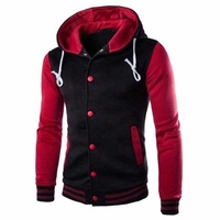 Blouson d'hiver oversize pour homme, logo brodé personnalisé, col montant, écologique, imperméable, plusieurs couleurs, style Letterman
