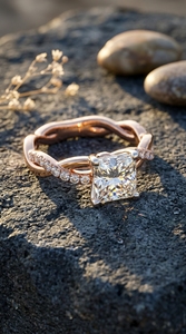 <b>925</b> <b>silver</b> <b>rings</b> moissanite - Product Image 4