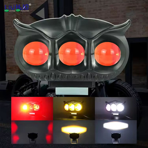 Luces Antiniebla LED Cuadradas Mini de 2 Pulgadas Liu Front Plastic Amarillas para Motocicleta y Automóvil - Product Image 2