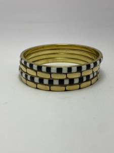 Unique Design Fashion Resin Brass <b>Bangles</b> for Women Stylish Ethnic Jewelry for Party Wear and Gift Collection Available For Sale - Product Image 3