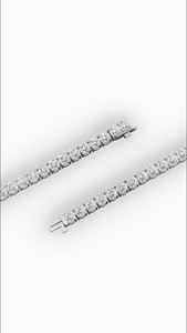 7 Inch Classic Round Cut Lab Grown Diamond Tennis <b>Bracelet</b> 925 Sterling <b>Silver</b> Wholesale OEM Fine Jewelry Manufacturer Supplier - Product Image 2