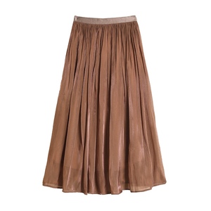 Ladies <b>Long</b> <b>Skirts</b> Ankle-Length <b>Summer</b> Solid Elegant <b>Skirt</b> <b>Summer</b> Casual Women High Waist A-Line <b>Skirt</b> - Product Image 1