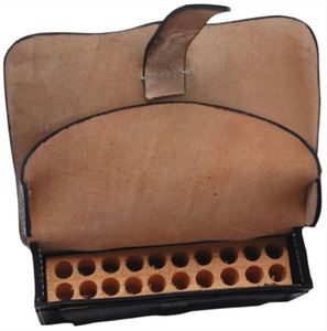 M.A.F.Z.A.L. Bolsa de Cartuchos de Caballería Confederada de la Unión, Reproducción Histórica Americana, Cuero Genuino de la Más Alta Calidad, con Botón - Product Image 6