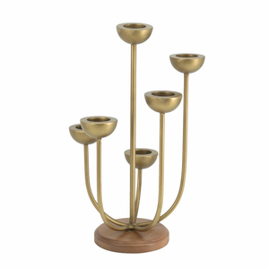 Support de bougie parfumée en métal de luxe, design unique, vente en gros, pour mariage, Pâques, décoration intérieure, écologique, fait main, durable - Product Image 1