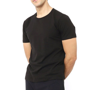 Camiseta de Manga Corta con Cuello Redondo 100% Algodón para Hombre, Estilo Urbano, Logotipo Personalizado, MOQ Bajo, Venta al Por Mayor - Product Image 3