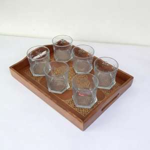 Bandeja de Madera para Servir Aperitivos, Té, Café y Refrescos - Product Image 3