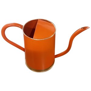 Turquoise Metal Watering Can with Bird and Flower Design for Gardening Use Leak Proof <b>Decorative</b> Watering Can - Product Image 4