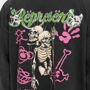 Sudadera Motley Crue de Manga Larga y Cuello Redondo, Diseño Estampado Vintage, Sudadera Negra de Algodón para Hombre, Estilo Otoñal - Product Image 6