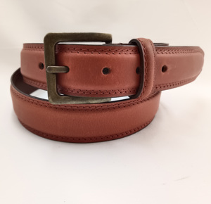 Ceinture en cuir véritable noire à boucle unique, nouvelle collection 2026, pour le travail et les affaires, style décontracté, avec boucle premium - Product Image 1