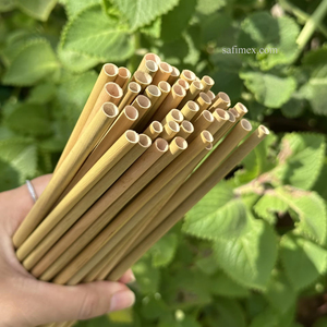 Eco-friendly <b>Biodegradable</b> Disposable Grass Straw Natural Lepironia Articulata Straws Sustainable Treated 20cm Drinking Straws - Product Image 1
