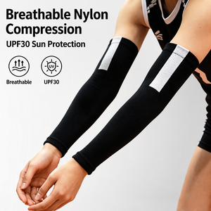 Women UPF30 Sun Protection <b>Arm</b> <b>Sleeves</b> Breathable 4 Way Stretch Quick Dry Color Block Sports Covers - Product Image 4