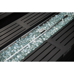 Tavolo con Braciere a Gas Propano in Alluminio da 57 Pollici, 50000 BTU, Coperchio in Vetro, Elegante Caminetto per Esterni - Product Image 3